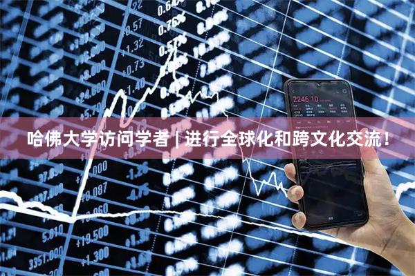 哈佛大学访问学者 | 进行全球化和跨文化交流！