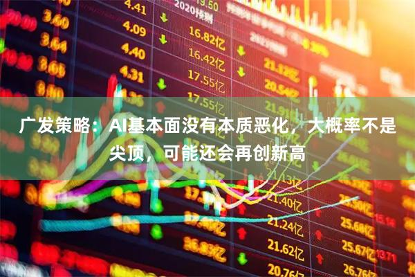 广发策略：AI基本面没有本质恶化，大概率不是尖顶，可能还会再创新高
